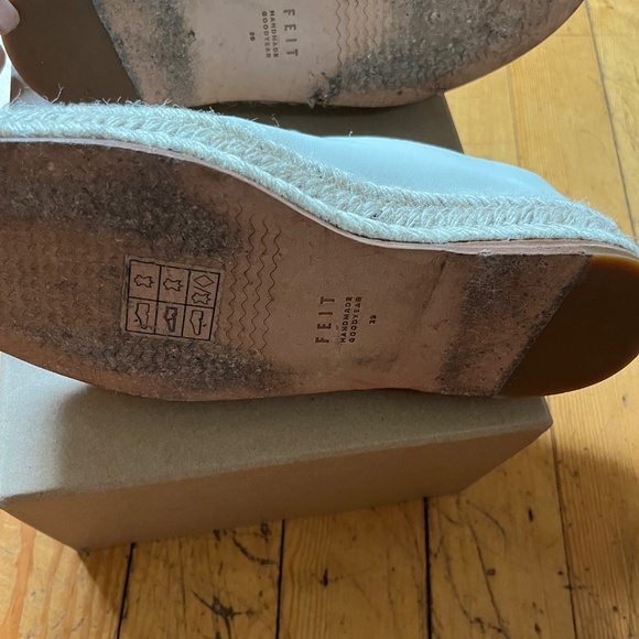 FEIT ESPADRILLE  HAND  SEWN  COURT SIZE 39 - Picture 6 of 10